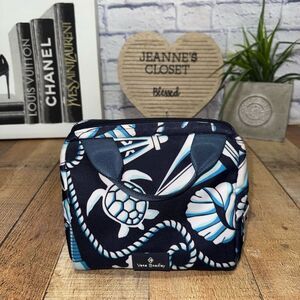 Vera Bradley Lighten Up Lunch Cooler Bag Shore Enough Lunch Tote